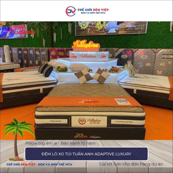 Đệm lò xo túi Tuấn Anh Adaptive Luxury 2